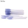 50pcs/set Disposable Eyelash Brush Professional Eyebrow Mascara Wand Applicator Crystal Lash Wands Eyelash Extension Supplies