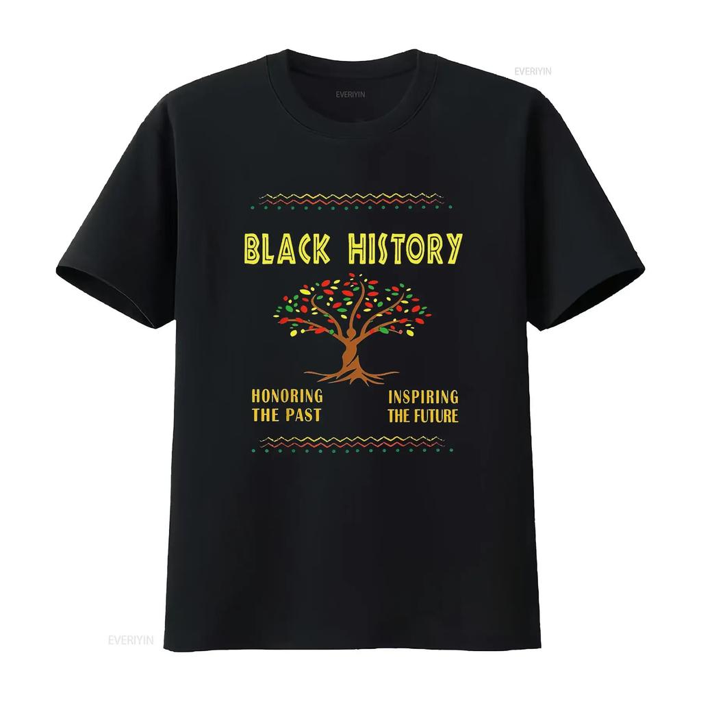 Honoring Past Inspiring Future Black History Month T Shirt vintage Washed Slightly Comfortable Unisex Stylish Breathable