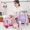 Polyester-Lunchbox-Tasche im japanischen Stil mit isolierter Folienauskleidung