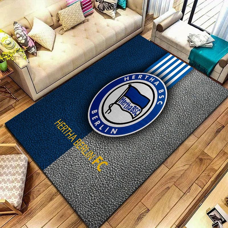 Hertha BSC Carpet Rug for Living Room Bedroom Home Sofa Decoration,Kids play Non-slip Floor Mat
