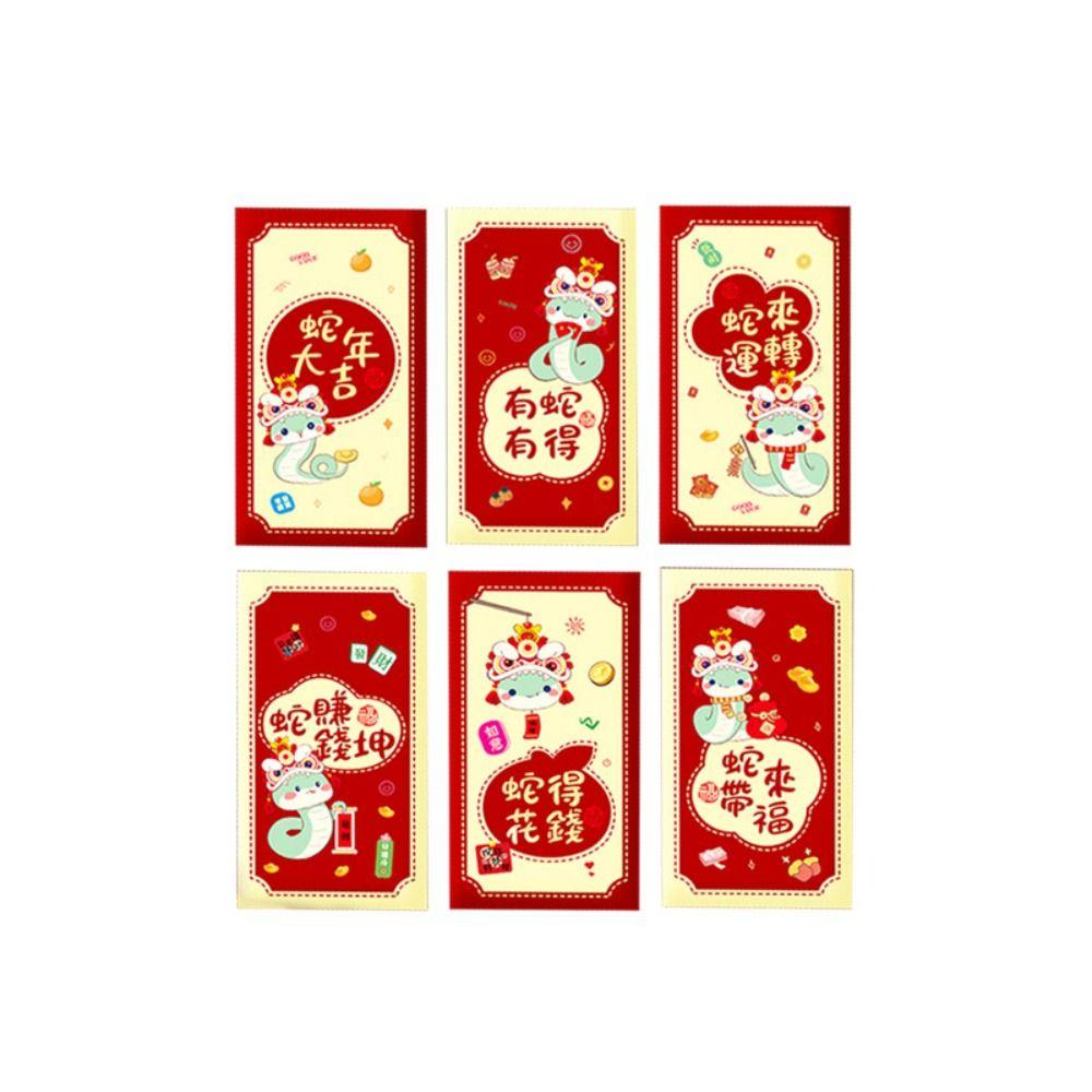 Blessing New Year Red Envelope Festive Lucky Money Pockets Money Bags Red Packet Wedding Birthday