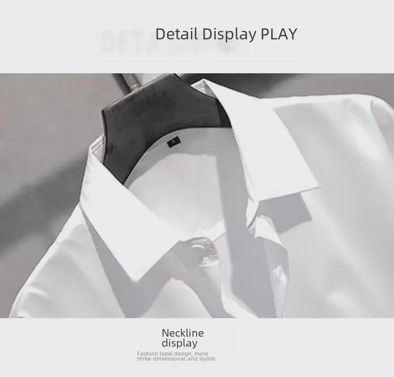 Men's Casual Loose-Fit Long-Sleeve Shirt - Trendy Korean Style for Spring & Autumn