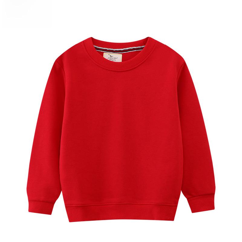 Hanorac cu mânecă lungă pentru copii de toamnă 2024 - Pulovere cu gât rotund pentru băieți și fete