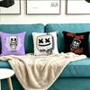 M-marshmello Singer Square Double-Sided printed Pillow Case Bedroom Bedside Pillow Sofa Cushion Cover