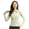 Women's super good-looking sunscreen clothes, slim-fitting yoga sunscreen tops, sports breathable elastic sunscreen jackets, summer skin clothes