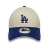 Cap 940 9FORTY Adjustable Free Size LA NY Polyester Baseball Cap Hat Free [New Era] Men's Women's (JP, Alphabet, Size, LA-Beige/Blue) [Item]