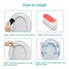 Anti-Slip Toilet Seats Pads 4 Pack Thick Toilet Seats Buffer Pads Bathroom Accessories
