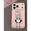 Funny Grandpa Soft Case for Apple iPhone 13-17 Pro Max In White/Pink, Drop-proof