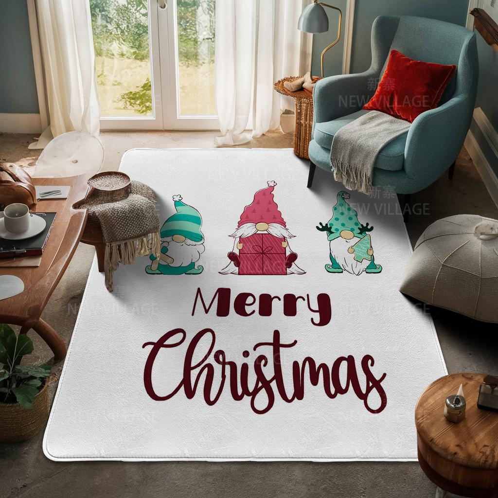 Koberec ke vchodu do domu Rohožka ke dveřím do domu Obývací pokoj Vana Koupelna Protiskluzové koberce s absorpcí vody vana Veselé Vánoce zima