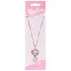Barbie Crystal Heart and Roller Skate Necklace