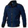 Frühling und Herbst Herren Freizeitjacke Stehkragen Jacke Herren Arbeitskleidung Jacke Baumwolljacke