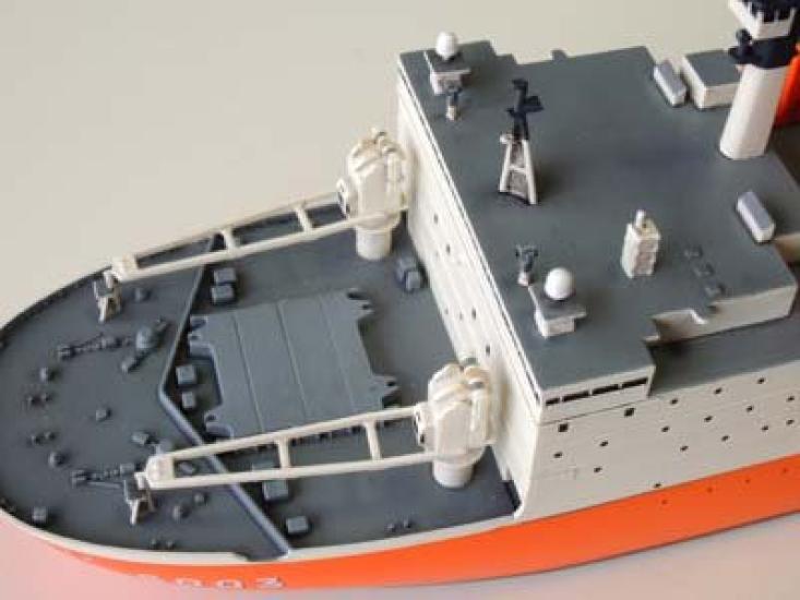 Foresight Seals Models Antarctic Research Ship Icebreaker Shirase AGB5003 Plastic Model SMP013 1/700