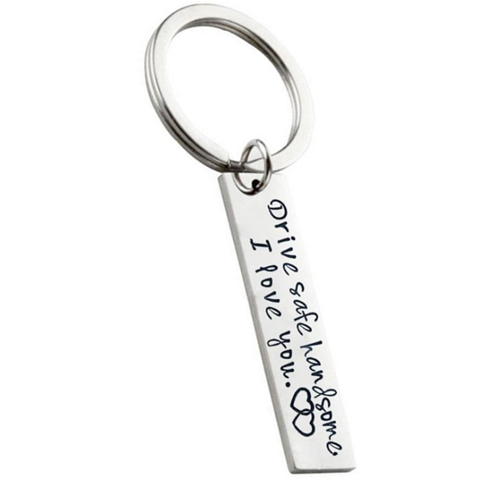 Drive Safe Boyfriend Husband Gift Aluminum Couples Keychain Engraved Keychain Drive Safe Boyfriend Husband Gift Aluminum Couples Keychain Engraved Keychain