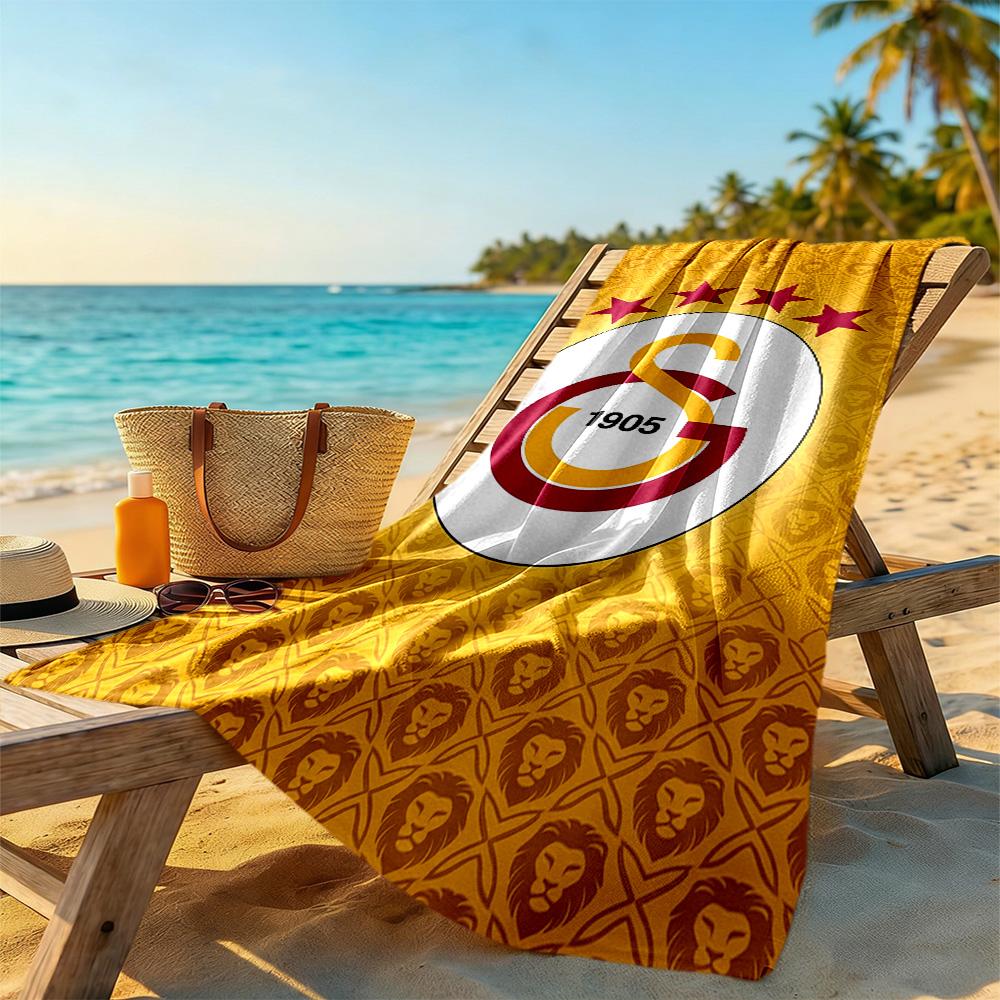 Galatasaray Beach Towel High Absorbency & Quick-Dry Comfortable Lightweight