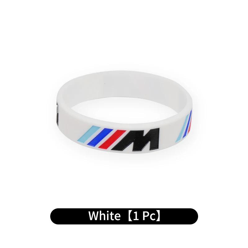 

Автомобильная наклейка 2025 Горячий логотип автомобиля Силиконовый спортивный браслет Наружные виды спорта Эластичный браслет на запястье Оптом Для BMW M X1 X3 X5 X6 X7 E30 E 1pc белый