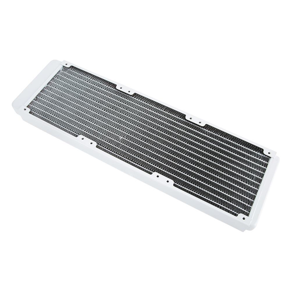 White Copper PC Heat Sink Water Cooling Radiator 360mm for Industrial Instruments
