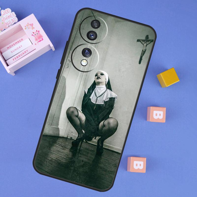 Sister Style Nun Sexy Girl Case For Honor 400 Pro 200 70 90 Lite X9a X9b X9c X9d X8b X8c Win RT Magic 8 5 6 7 Pro Cover