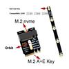 M.2 A&E to NVME SSD Expansion Card Supports 2230/2242/2260/2280 Computer Motherboard M2 Key A-E to NVME SSD PCIe 4.0 Extension Adapter PCB Board