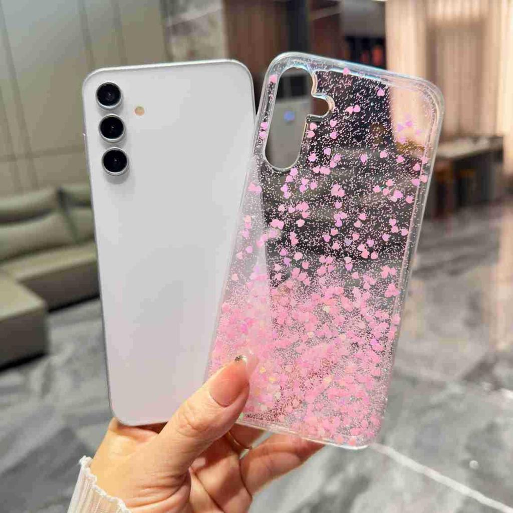 Small Fresh Gradual Change Glitter Love Sequins Epoxy Samsung S11U Mobile Phone Case S11/S11/a11/A11