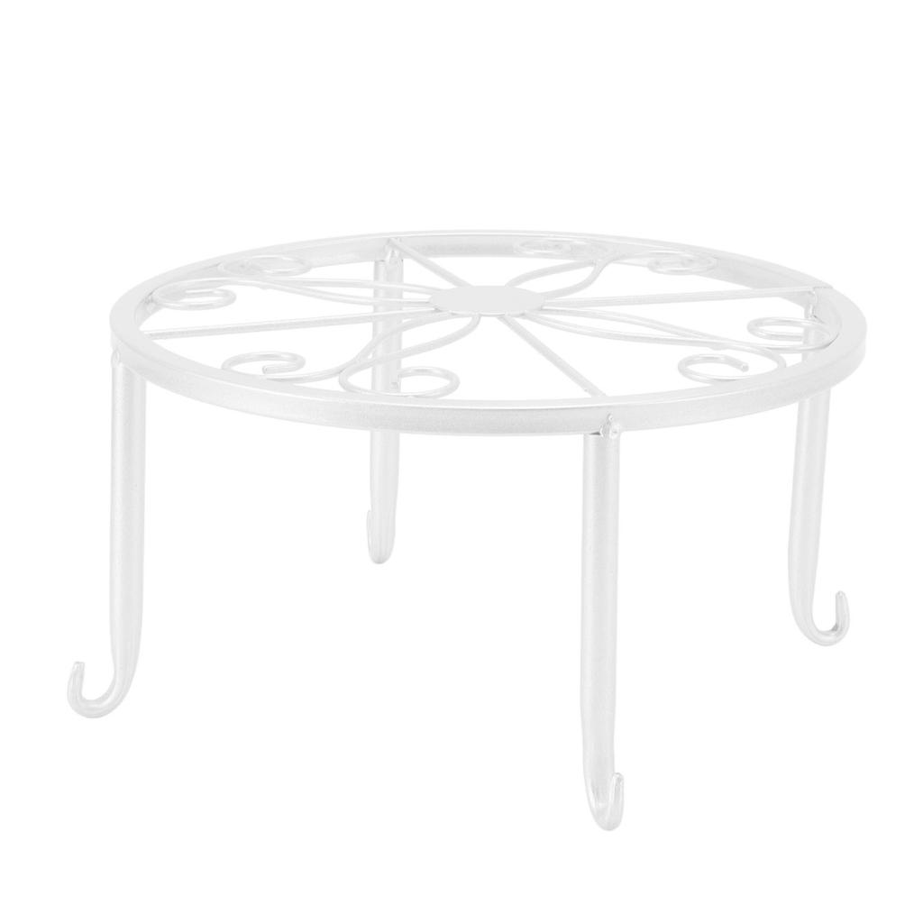 Single Layer Iron Plant Stand Floor Standing Simple Low Plant Pot Stand Balcony Living Room Flower Pot Shelf