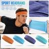 Schweißableitendes Sport Stirnband für Damen Herren, Schweißband für Yoga Laufen Basketball