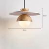Denmark Creative Led Chandeliernatural Wood Color Pendant Light Hanging Lights Bedside Lighting Fixtures Indoor Home Decor