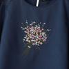 ZANZEA Women Casual Round Neck 3/4 Sleeve Floral Embroider Blouse