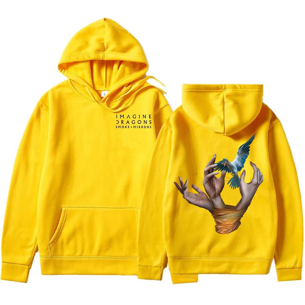Imagine Dragons Band Hoodies Reflections From The Vault of Smoke + Mirrors Album Sweatshirts Langarm Kapuzenpullover Herren Top