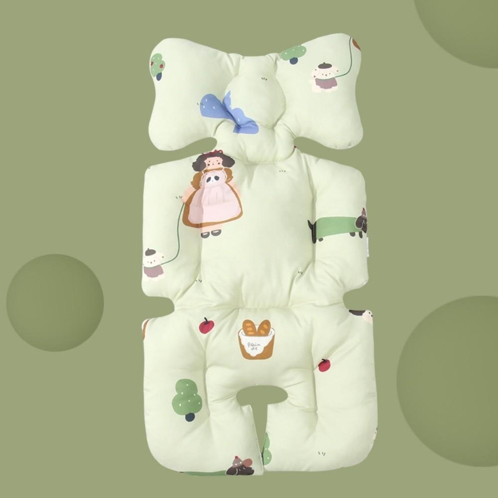 Cartoon Pattern Stroller Seat Cushion Cotton Stroller Accessories High Chair Liner Pad Going Out