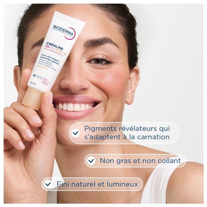 Bioderma Créaline AR + CC Crème SPF50+ Peaux Sensibles Et Réactives 40 Ml