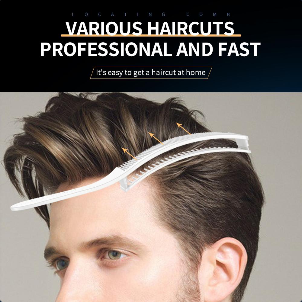 Grzebienie Barber Fade w nowym stylu Profesjonalny fryzjer Strzyżenie włosów Grzebień zakrzywiony Grzebień pozycjonujący Grzebień płaski odporny na ciepło Narzędzia do włosów