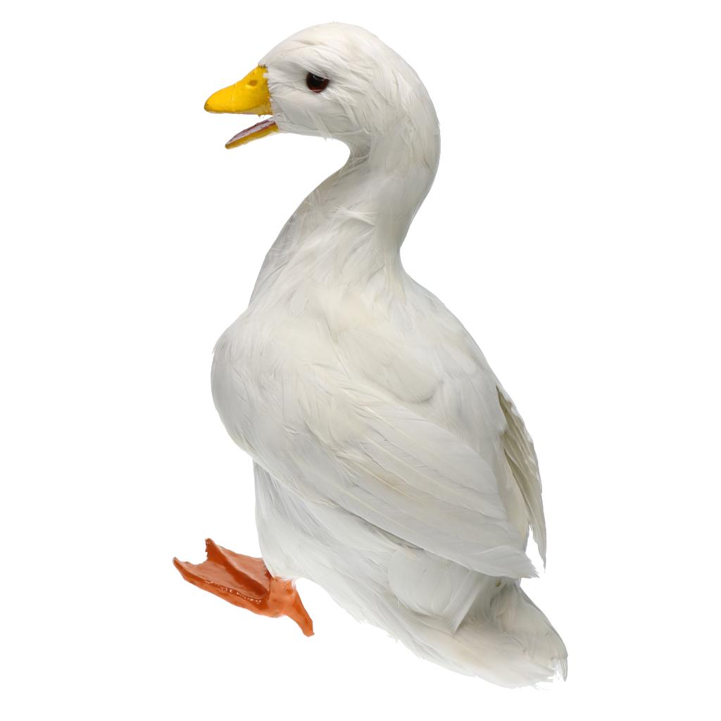 Simulated Plastic Duck Model Home Garden Water Pond Decoration White Duck Simulated Plastic Duck Model Home Garden Water Pond Decoration White Duck