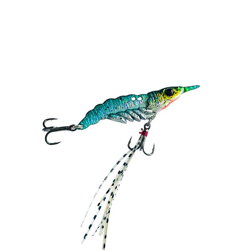 

Набор металлических приманок для дальнего заброса - VIB Циановая речная креветка для окуня Цин и мандаринки 8g reinforced groove hook