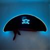 Adult Pirate Hat LED Skull Pirate Hat Pirate Costume Accessories for Adult Teens Masquerade Halloween Role Play Parties