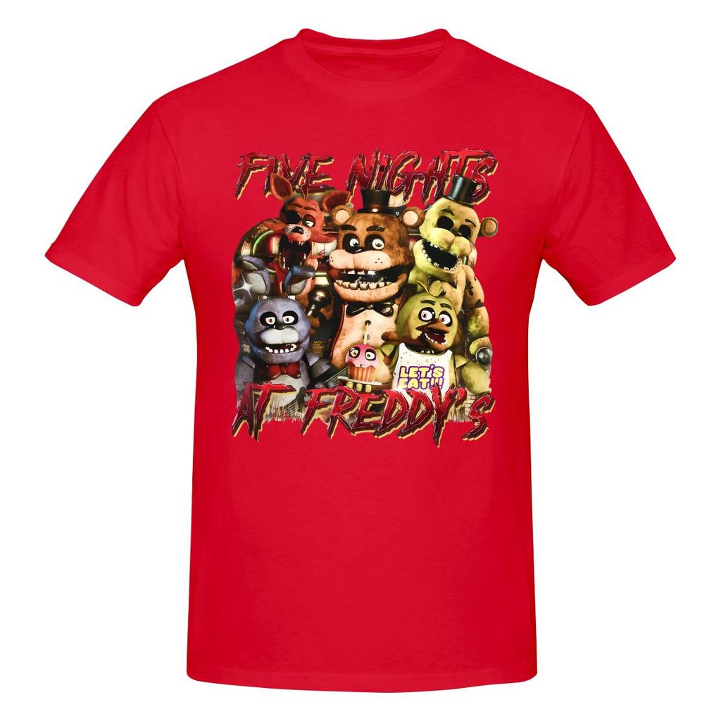 Funny Five At Night Freddys Fnaf Unisexs Printed Tshirt Unisex T Shirtbig Size