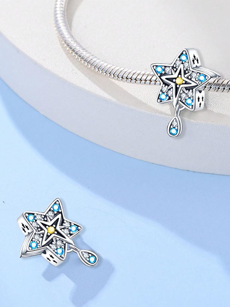 Charms Plata Copper Colors Sun Stars Moon Beads Charm Pendant For Original Bracelet For Women Diy Jewelry Love Gift