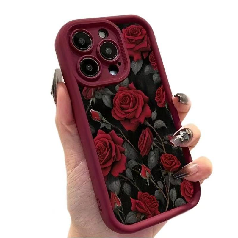 Red Rose iPhone 17/17ProMax/16/15/14Pro/13/12 Phone Case