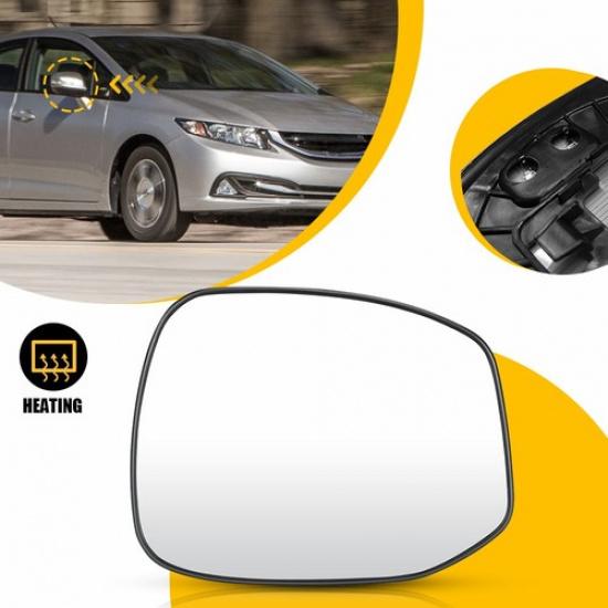Passenger Side Glass Fit Mirror Honda HO1325113 Civic 2012-2013