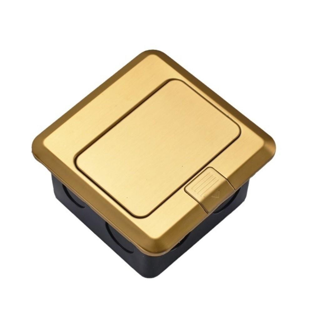 Creative 6 Prong Receptacle Floor Ground Outlet Embedded Space Saving Floor Socket Thickened Pop Up Socket Conference Room