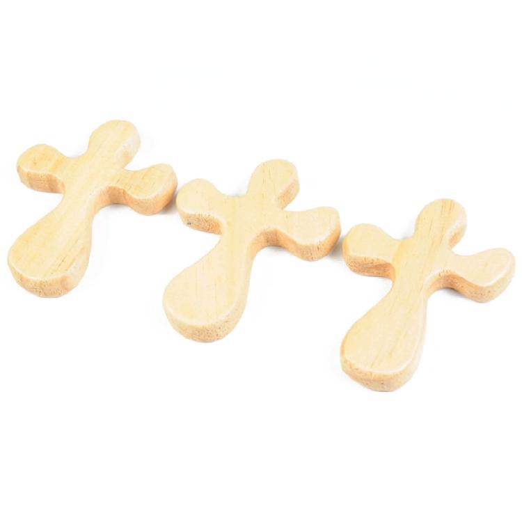 Wood Holding Crosses Prayer & Meditation Cross Religious Gift for Kids Adults
