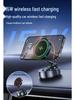 Multicolor Car Phone Holder: Magnetic Wireless Charger with Nano Suction Cup