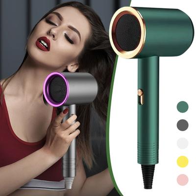Uscător de păr de mare viteză, 800 W, ioni negativi de mare putere, ultra silențios, uscător de păr profesional recomandat pentru saloanele de coafură de acasă