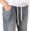 Metal Cross Pendant Waist Chain Hiphop Rock Punk Trousers Chain Keychain Jewelry Jean Accessory