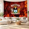 Nástěnná tapiserie Coventry City Football, Závěsná dekorace ze měkké látky, Dekorativní pozadí pro ložnici, Domácí nástěnné umění