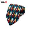 Mode Retro Druck Imitation Seide Stoff Herren Krawatte