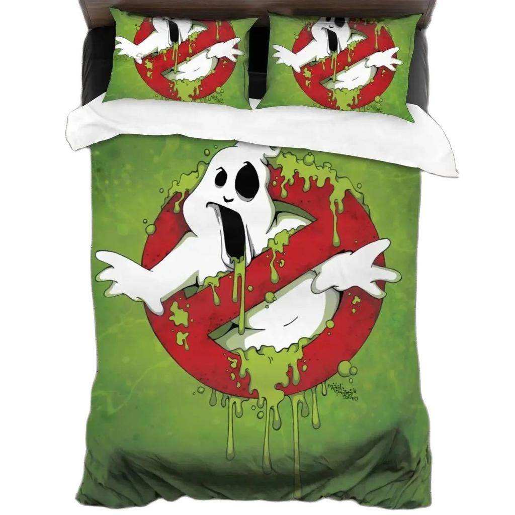 G-Ghostbusters Bedding Set 3D Printed Film Characters Cover Duvet for Adult Children Single Twin Full Queen King Size Bed Set