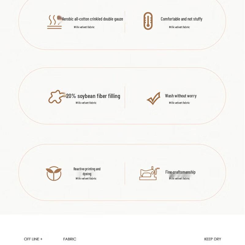 Weiche & atmungsaktive Sojafaser-Steppdecke