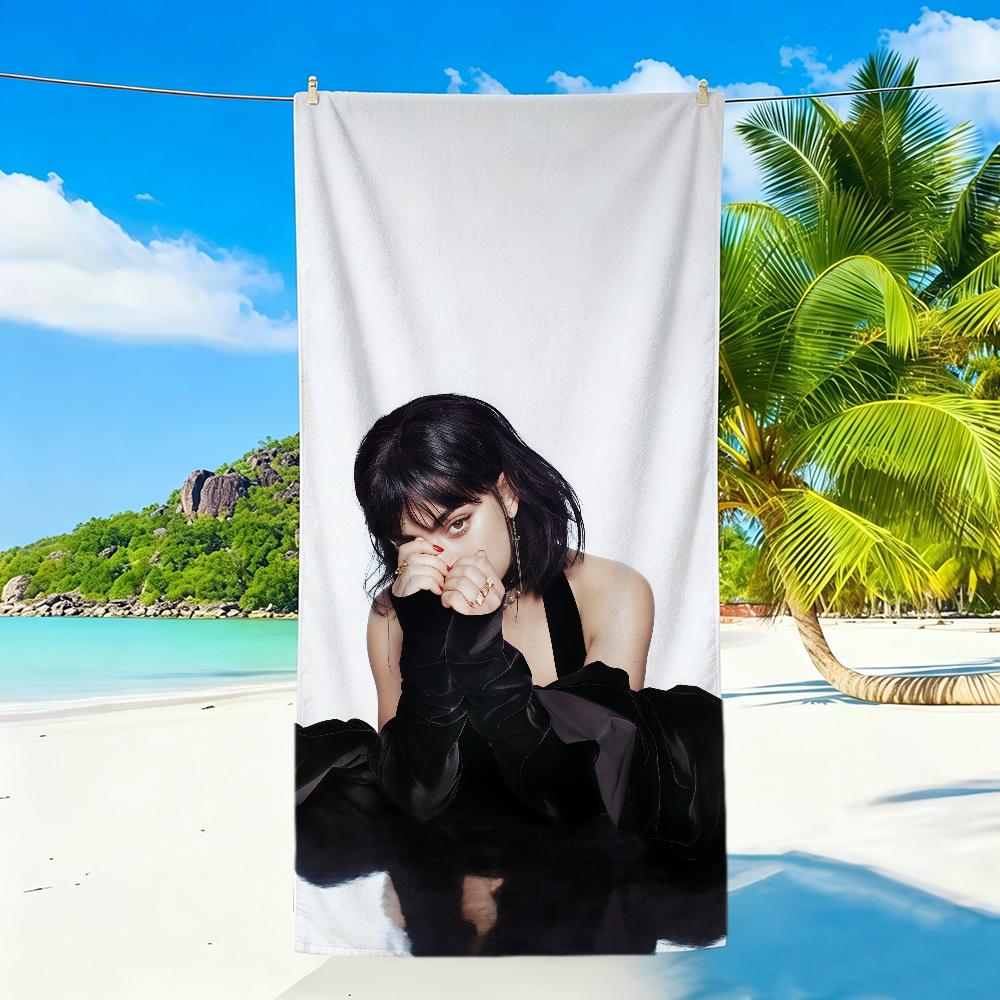 Singer C-Charli XCX Towel Sports Quick Dry Travel Camping Sandproof Soft Light Large Beach Towel