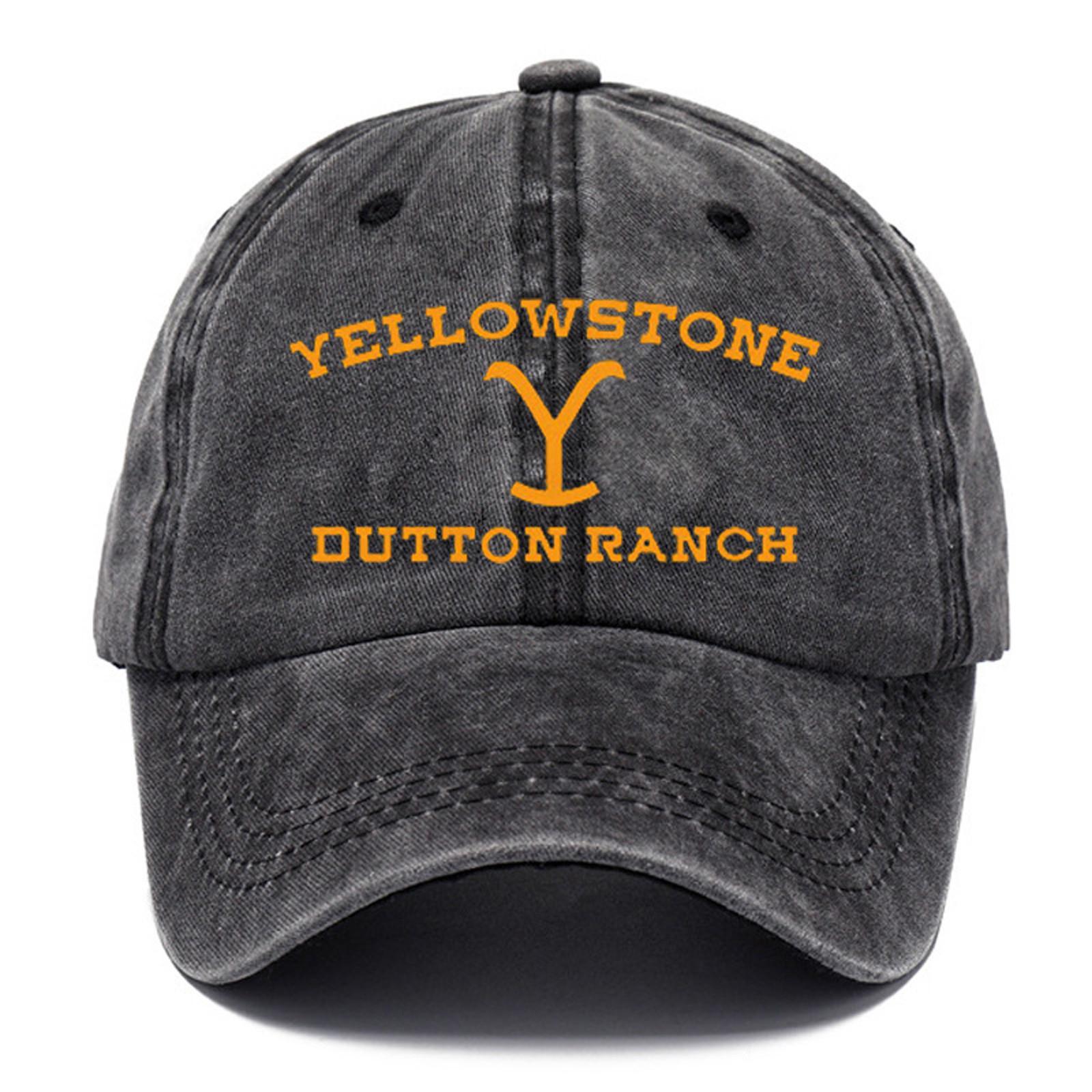 Dutton Ranch Hat Crossed Ponytail Baseball Cap Old Outdoor Sunscreen Hat