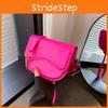 Elegant Korean Fashion Saddle Bag With Soft Pu Leather And Inner Phone Pocket